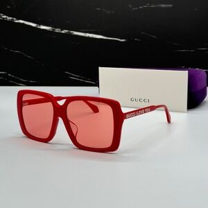 Gucci Red Sunglasses